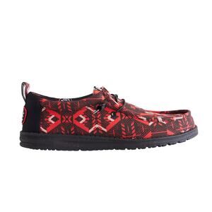 Heydude Men's Size 13 Cardinal Red Wally Lightweight Shoe slip-on comfort